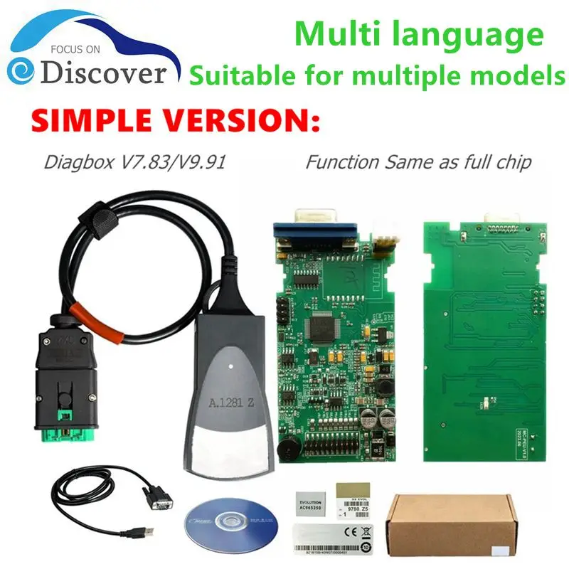 Диагностический инструмент Lexia 3 PP2000, простая версия Lexia3 Diagbox V9.91 для Citroen или Peugeot, диагностика интерфейса OBD2