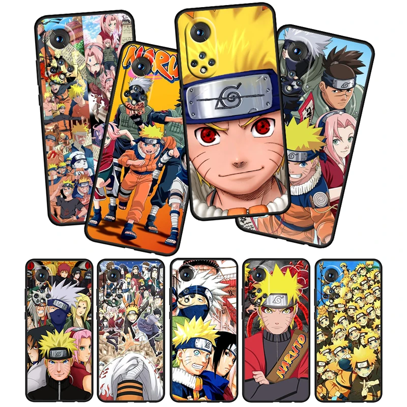 

Naruto Japan Hot Anime For Honor 60 50 30 20 Pro Plus 5G Funda Coque Capa Magic3 Play5 5T Soft Silicone Black Phone Case Cover