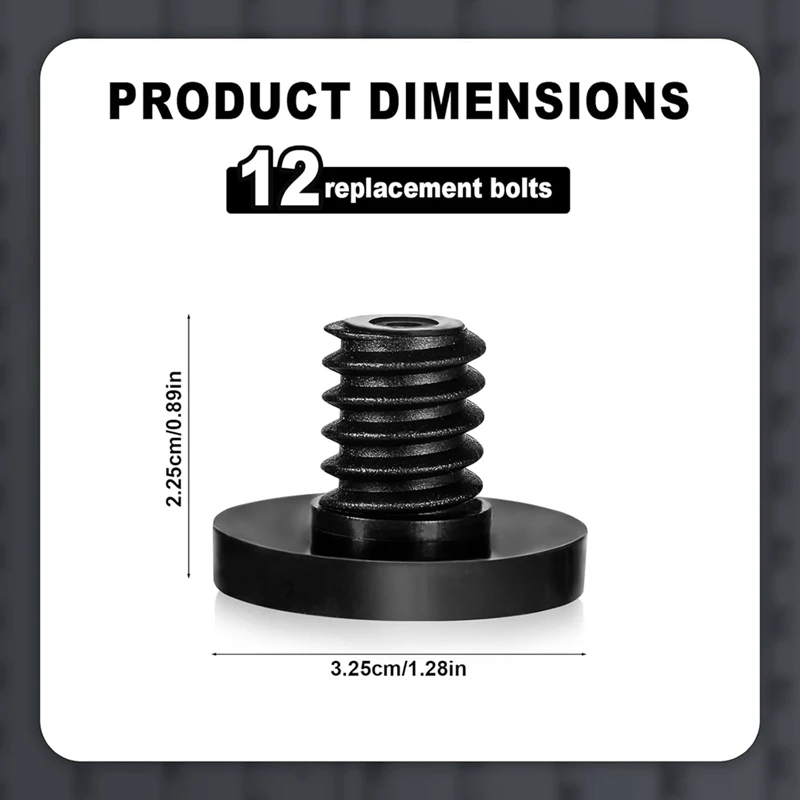 Premium ABS Accessories Parts Bolts Screw Replacement Plastic Wall Easy Bolt For Suncast-Storage Shed