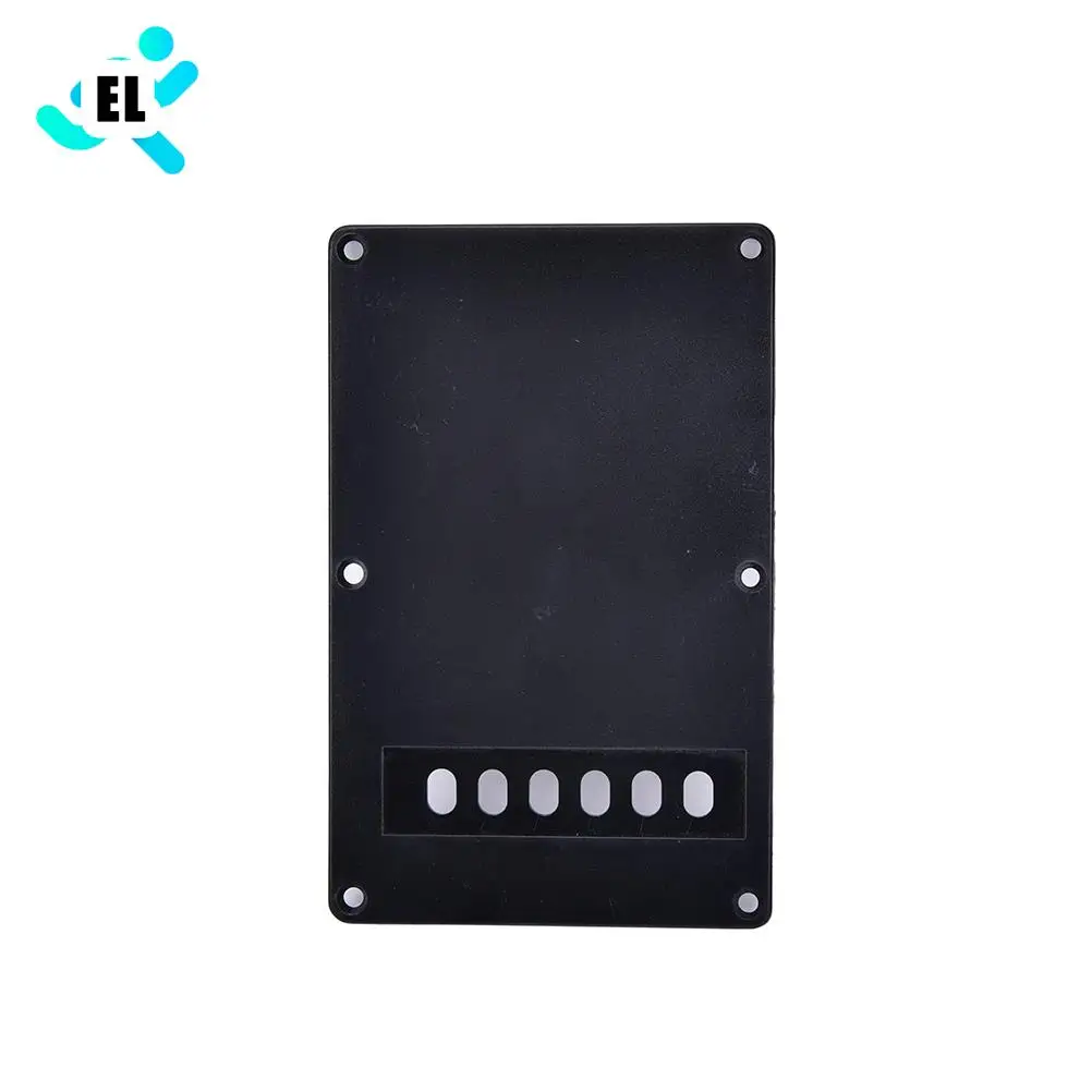 

1PCS Single Ply Black Guitar Tremolo Spring Backplate Cover For Electric Guitar 9.1 x 14cm