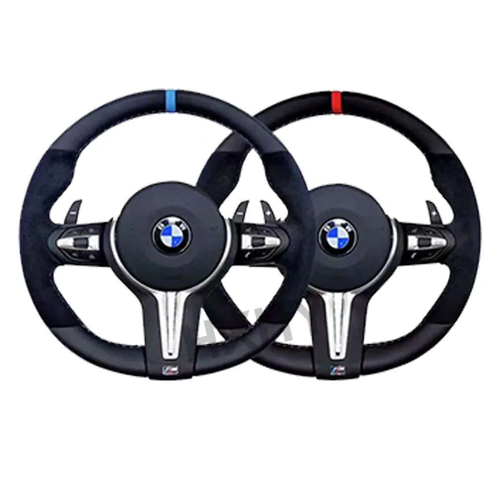 Фото Обновление рулевого колеса из алькантари M Sport Competitive для BMW E/F серии M3 M5 E46 F10 F30 F20 F12 F80 F82 F34 №5