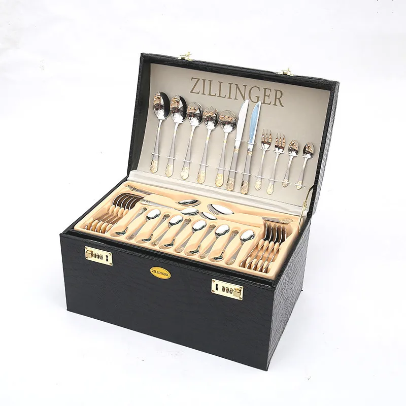 Knife Fork Spoon Set  Cutlery Tableware Kitchen Cookware Set