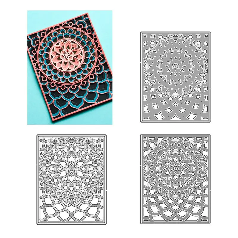 

Rectangular Hollow Birch Press New Metal Cutting Dies Layering Coverplate Scrapbooking For Paper Making Embossing Frame Card