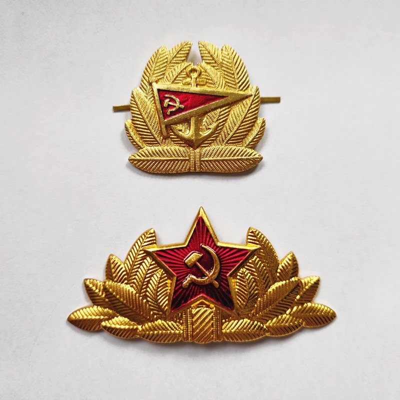 Значок офицера резерва Советского Союза 1920-х годов большой какад пятизвездочный