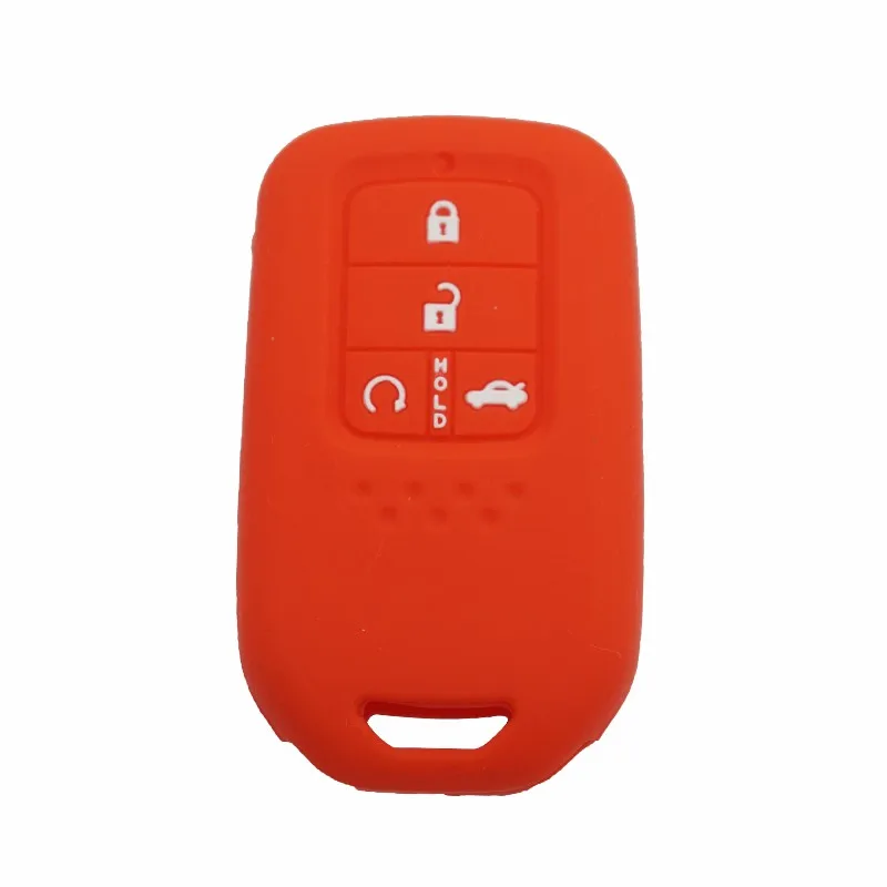 

Силиконовый чехол Xinyuexin для автомобильного ключа чехол для Honda 2016 2017 CRV Pilot Accord Civic подходит для свободного дистанционного ключа защитный чехол