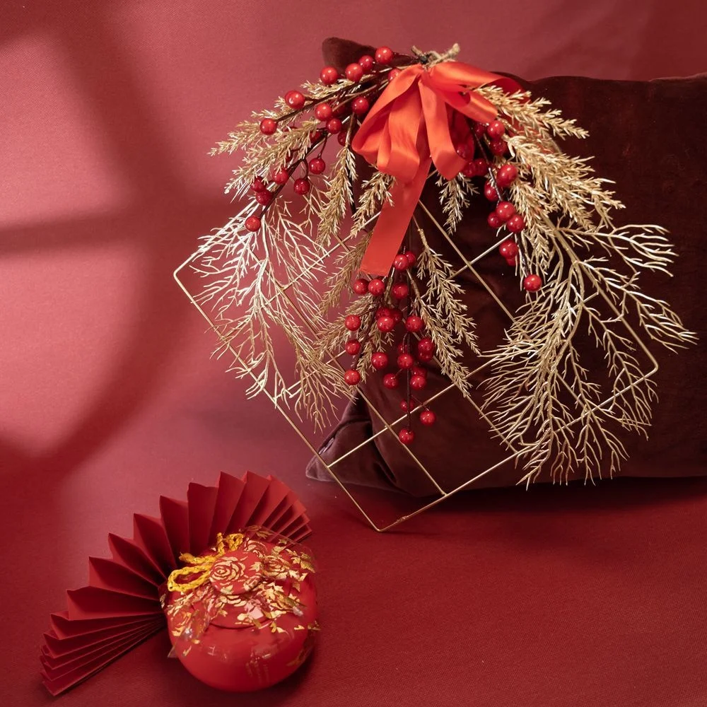 

INS Wind Artificial Flower Winter Youth Lantern Wall Decoration Fate Fruit Imitation Flower Home Decoration CF01085