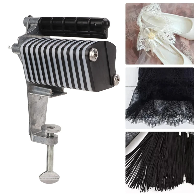 AT35 кожаный Настольный кружевной резак для бахромы плетеных полосок ремней лент