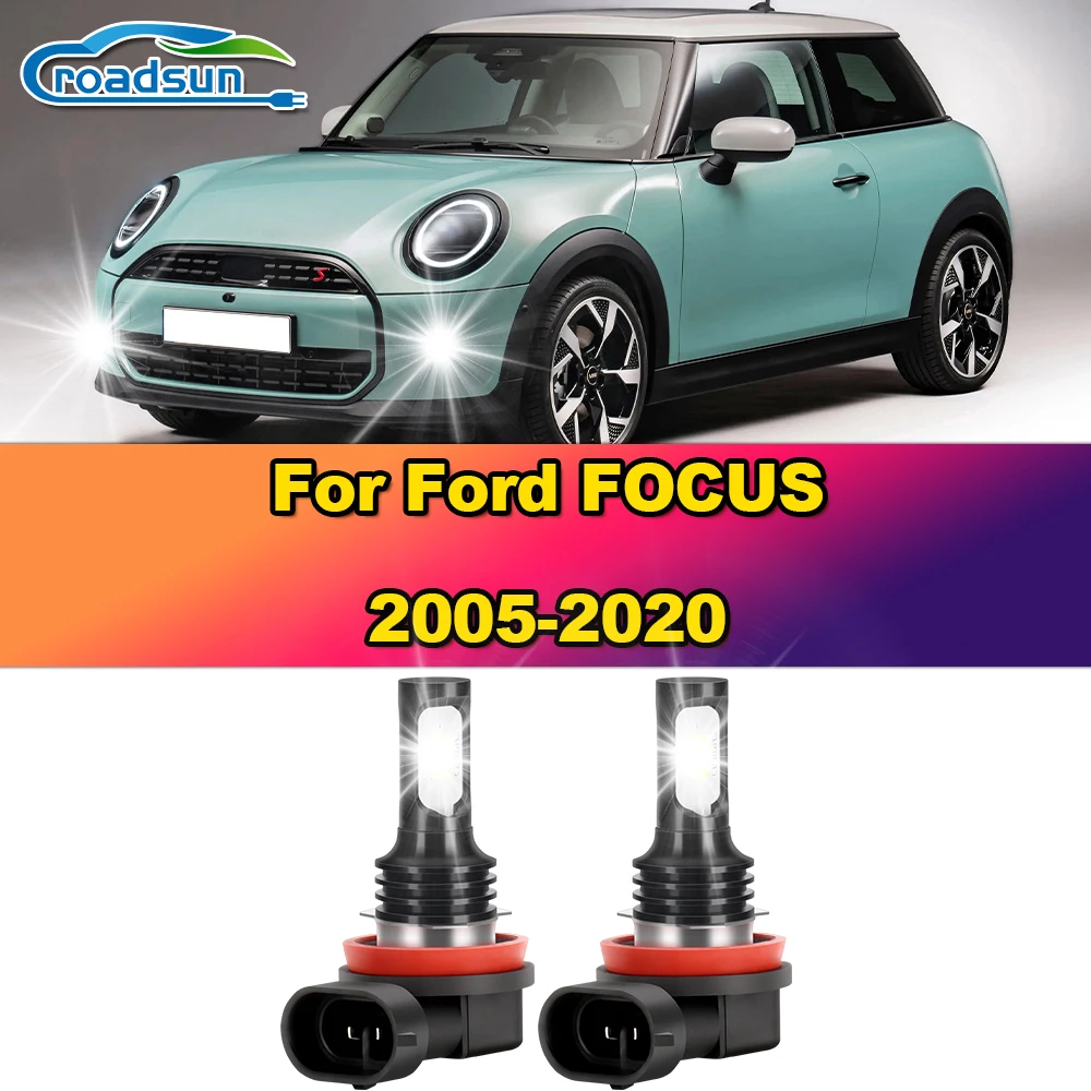 H11 Автоматические противотуманные фары 100 Вт яркие автомобильные 12 В для Ford FOCUS