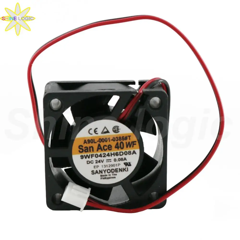 

Новый серверный охлаждающий вентилятор для SANYO DENKIE San Ace 40WF 9WF0424H6D08A 24 В 0,11 а Φ # T A90L0001035 # T 2pin