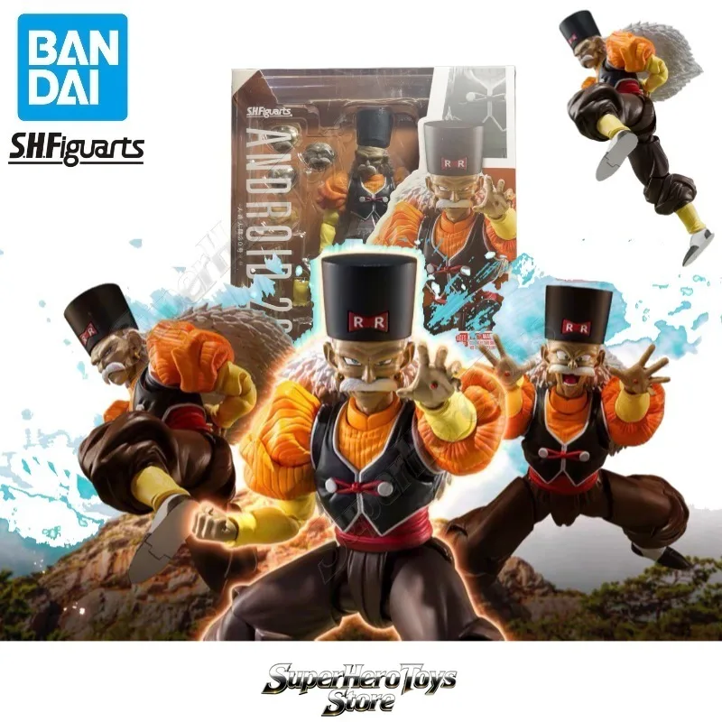 Фото 100% Оригинальные фигурки Bandai S.H.Figuarts Dr. Gero Android 20 SHF Dragon Ball Z в наличии, коллекционные аниме-фигурки, модели игрушек №1