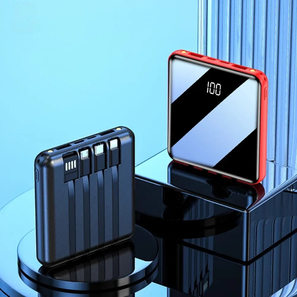 Внешний аккумулятор большой емкости 20000 мАч внешний мини-аккумулятор для быстрой