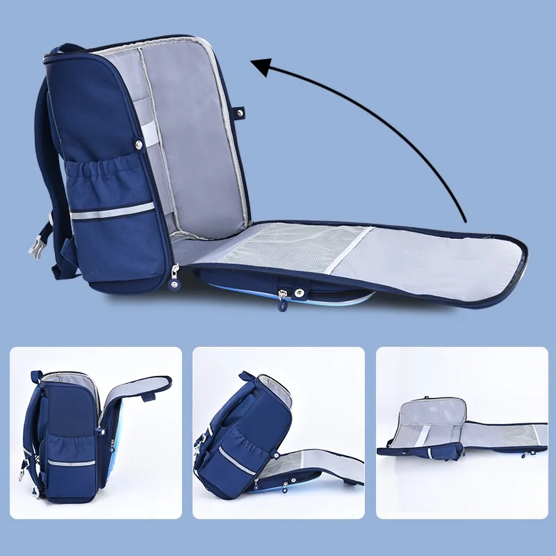 3D Children Cute EVA Fashion Backpacks 2022 New Grade 1-3-6 Girls Boys Students Large Capacity Cartoon Reflective Schoolbags