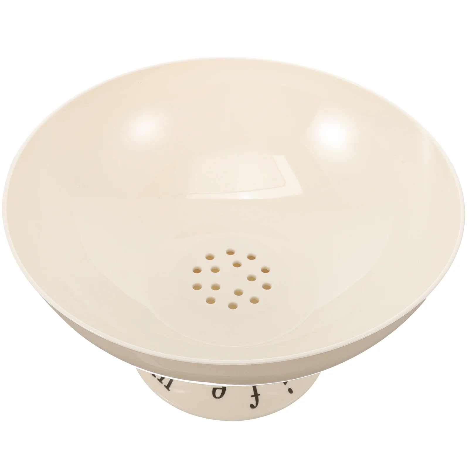 

Pedestal Fruit Tray Plastic Fruit Plate Desktop Fruit Bowl Draining Fruit Plate for Home