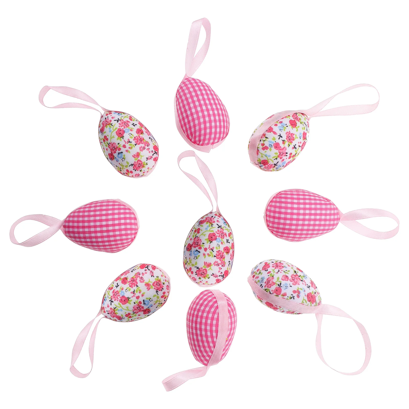 

9pcs Easter Foams Eggs Hanging Eggs Ornaments Home Decor Easter Party Favors