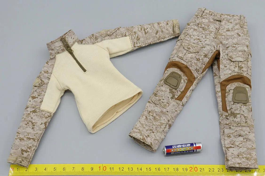 

Easy&Simple 1/6 marine corps halo Hollow combat uniform D Model for 12" Doll