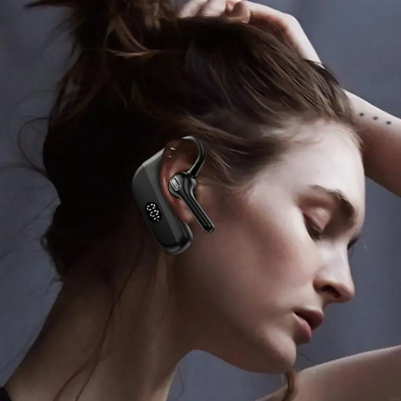 Фото Легкие Bluetooth-совместимые наушники с временем ожидания 365 дней и прозрачным микрофоном 896C №2