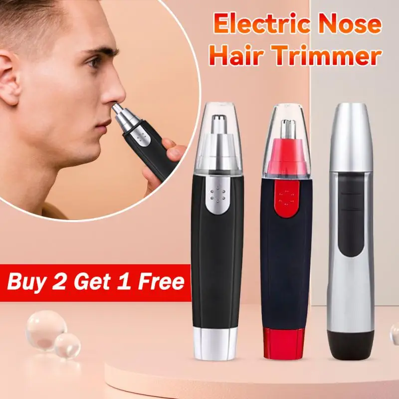 

Триммер электрический для волос в носу, портативный мини-триммер для ушей для мужчин и женщин, водонепроницаемая безопасная моющаяся Бритва для волос в носу