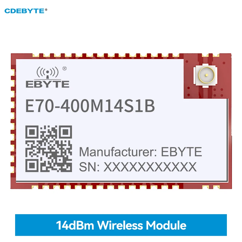 CC1312R Soc беспроводной радиочастотный модуль SMD CDEBYTE E70-400M14S1B 433 МГц 470 МГц 14 дБм 1,5 км IPEX/Stamp антенна отверстия RSSI GFSK Высокая мощность
