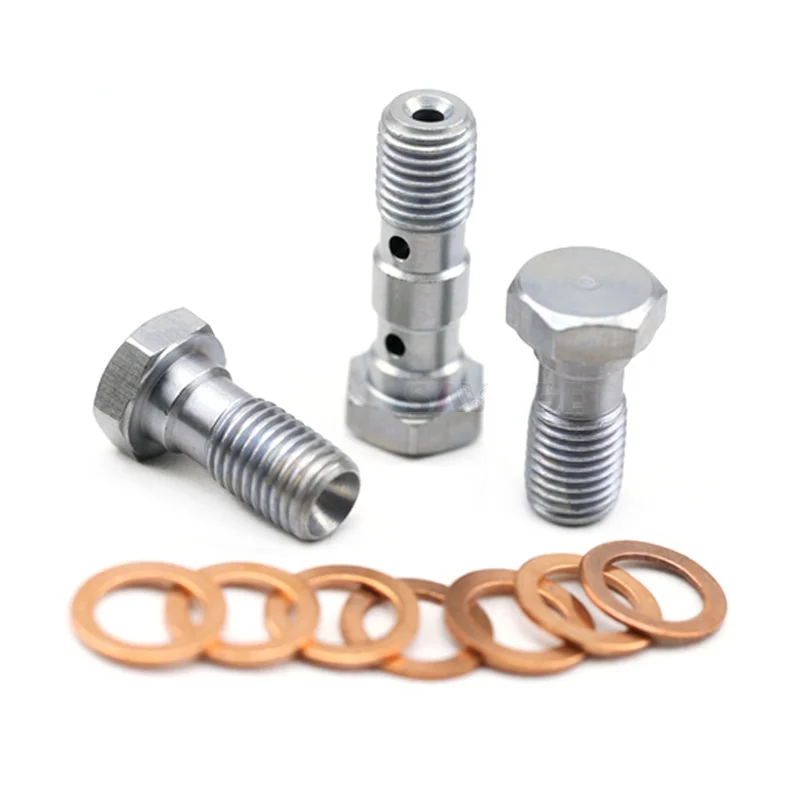 

Тормозной шланг, суппорт, болт гидравлического сцепления, болт, передний/задний тормозной главный цилиндр, винт М10X1,25 10 мм для мотоцикла