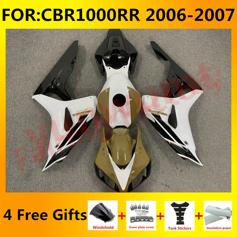 

NEW Abs Motorcycle Whole Fairings kit fit for CBR1000RR CBR1000 06 07 CBR 1000RR 2006 2007 Bodywork full Fairing set black white