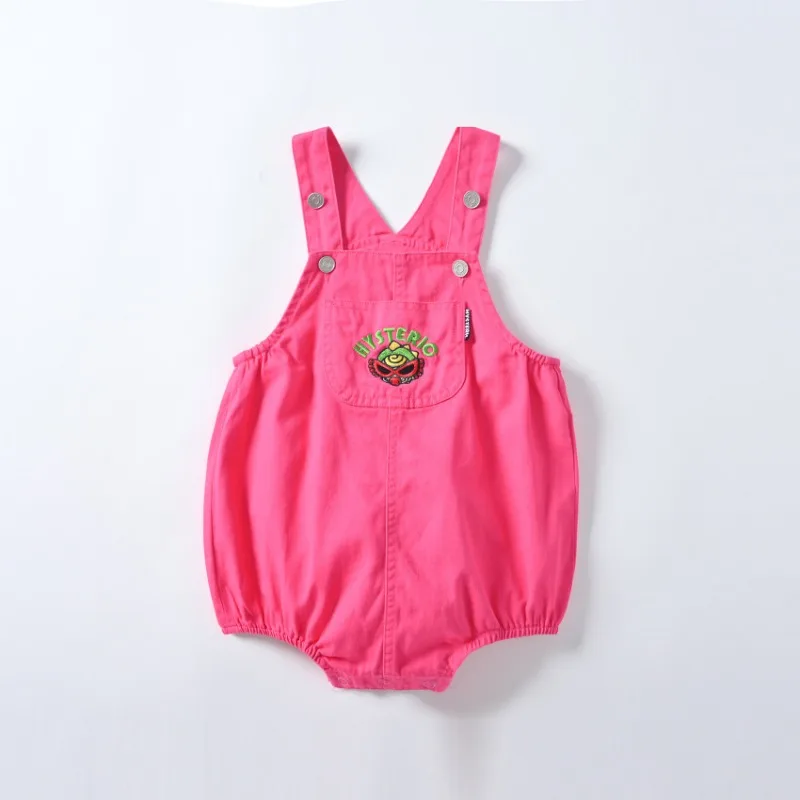 Детские брюки детский комбинезон хлопковый джинсовый с мультяшным рисунком