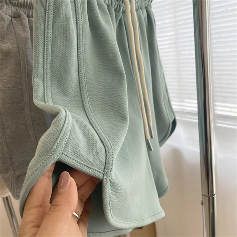 2023 Home Shorts Oversized Sportswear Wide Leg Shorts For Womens Clothing Summer yoga High Waisted Casual Running Hot Pants C353