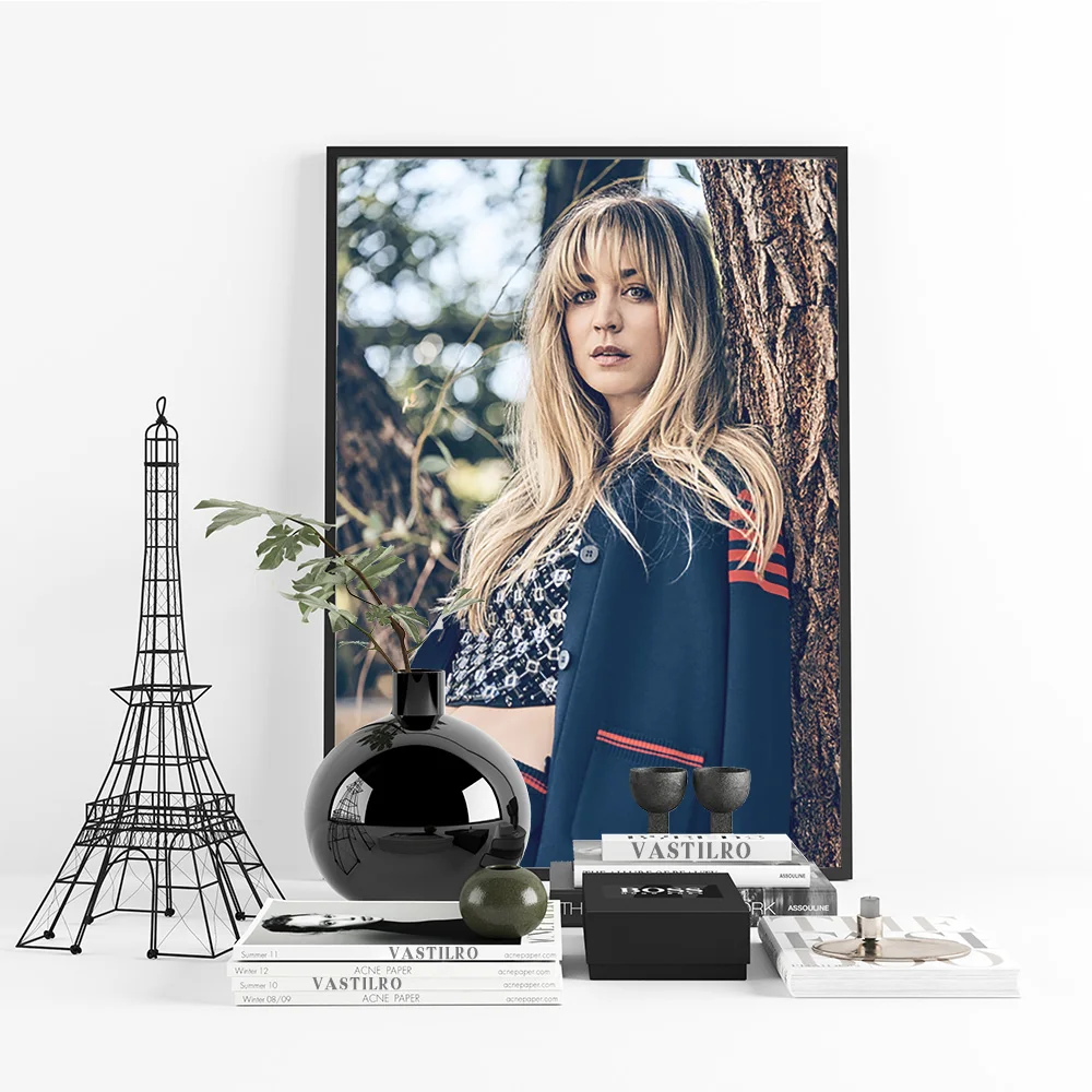 Плакат Кали Кристин Куоко черно-белый постер звезда Художественная печать