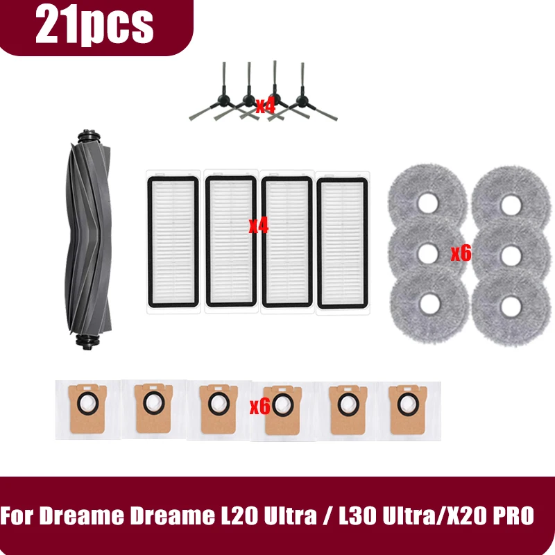 

Запчасти для Dreame Bot L20 Ultra / L30 Ultra / X20 Pro