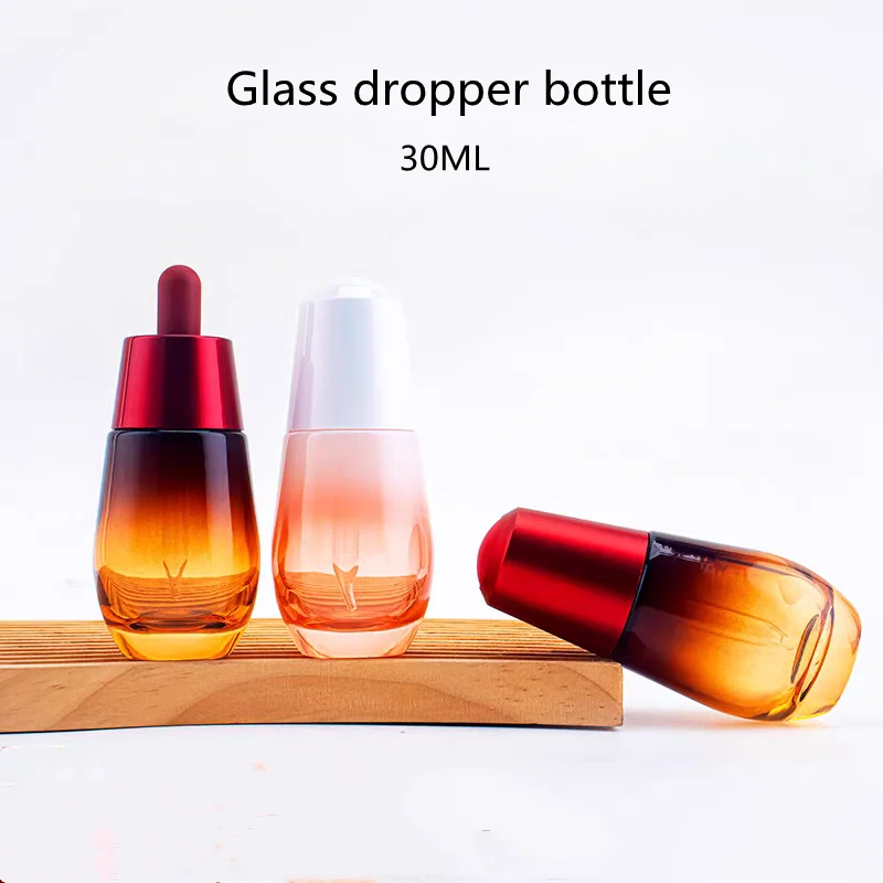10 шт. 30 мл пустая стеклянная бутылка эфирного масла бутылка-капельница для
