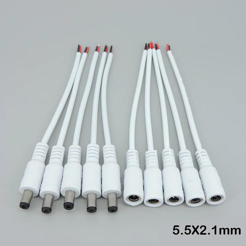 

Разъемы для светодиодной ленты 5,5x2,1