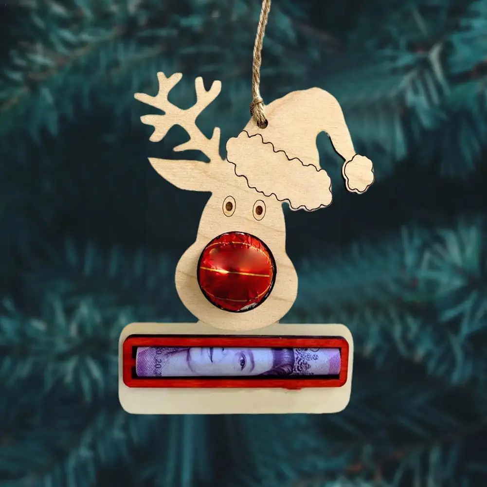 

Украшение для рождественской елки, искусственная кожа с новым функцией, для вечевечерние, денег, домашнего подарка, 2023, украшение для хранен...