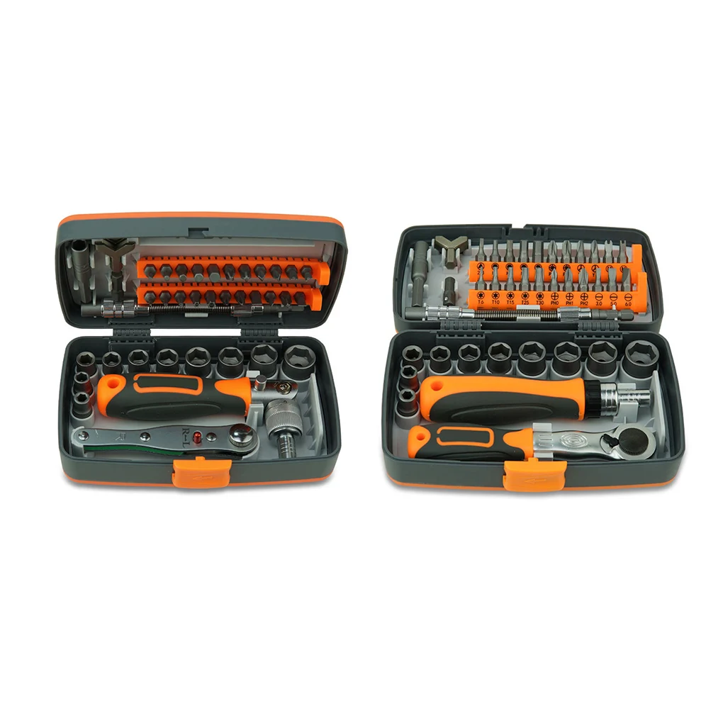 

38 Pieces set 38-in-1 Ratchet Screw Driver Wrench Bits Anti-slip Handle