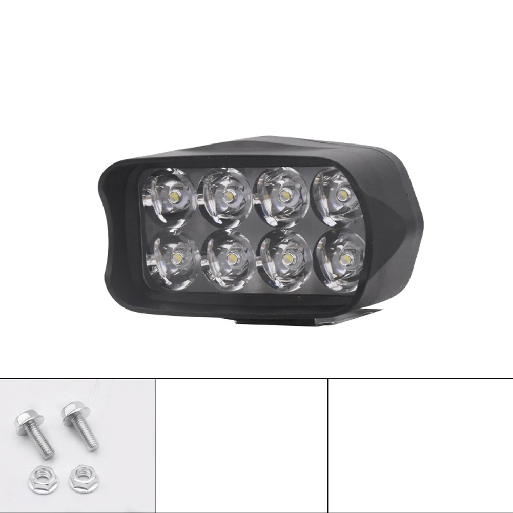 

Universal Lamp Headlight Super Bright Tricycle Lamp Work Light 12V-80V 12W 160x50x45mm ABS+LED Electric Vehicle