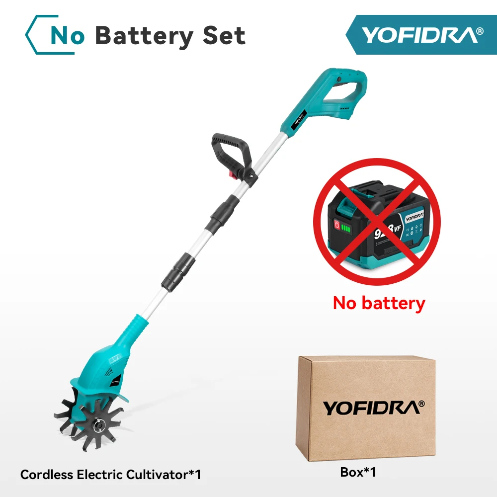 

YOFIDRA Ротационный культиватор для аккумулятора Makita 21В