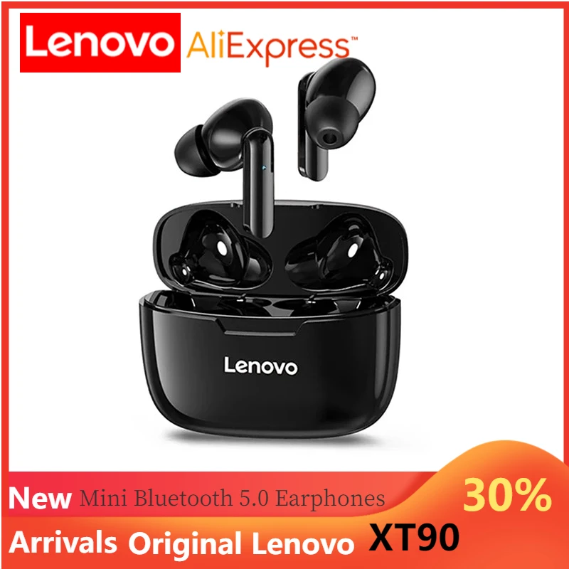 

Original Lenovo XT90 Mini True Wireless Headphone Bluetooth 5.0 Earphones Touch Control Earbuds Sport Handsfree Headset with Mic