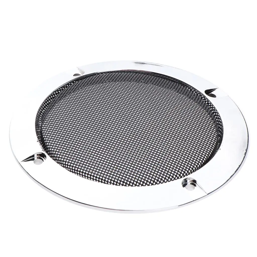 

4 Inch Speaker Cover Metal Mesh Grille Decorative Circle for