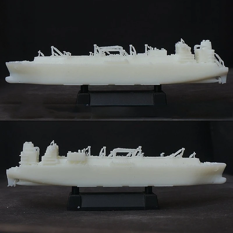 Фото 1/700 LNG природный газовый корабль в сборе, модель 42,7 см, смола, 3D-печать, формовочные корабли, статическая модель корабля, игрушка для мальчика, подарок, орнамент №2