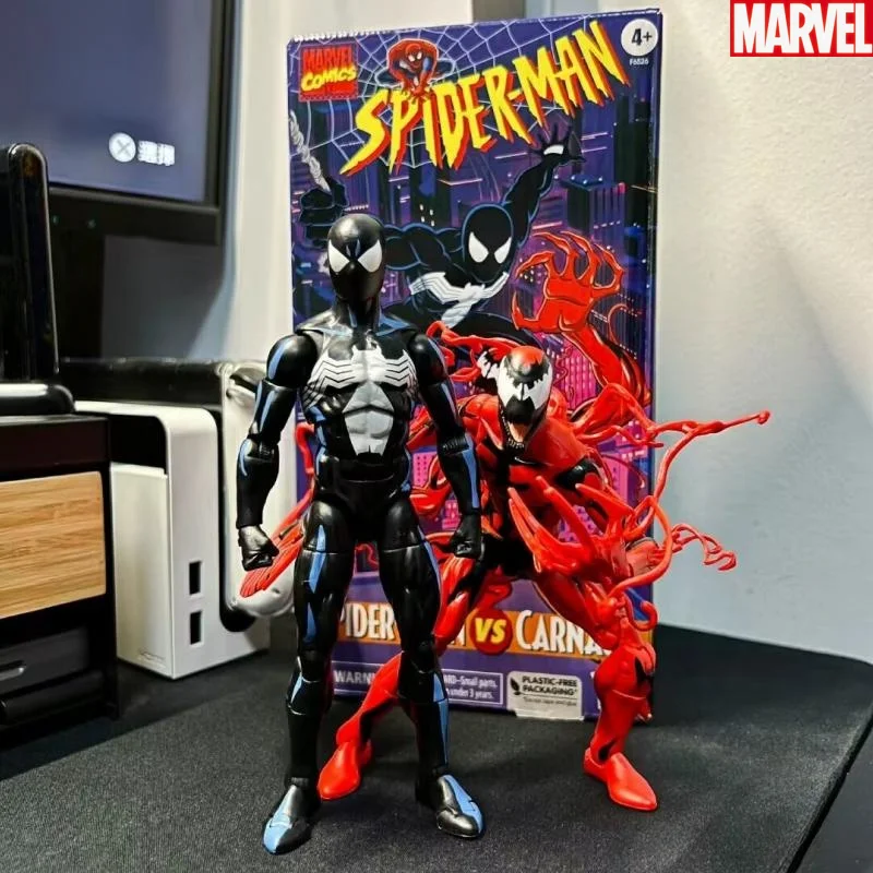 

Экшн-фигурки Marvel Legends, Человек-паук против карниза, 2 шт. в упаковке, 6 дюймов, черный Человек-паук, Веном, симбиот, клёт, каседи, 90-дюймовые комиксы, подарки, игрушка