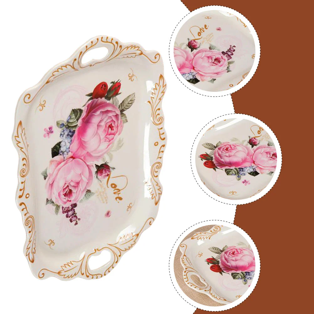 Европейский поддон поднос для сервировки еды ресторан десертная тарелка простой