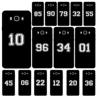 maiyaca custom football lucky number phone case for samsung j 4 5 6 7 8 prime plus 2018 2017 2016 j7 core