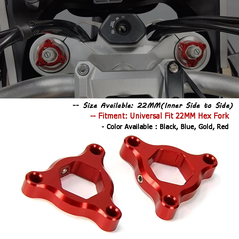 22 мм для DUCATI Hypermotard 1100 S EVO Steetfighter 1198 848 999 мотоцикла с ЧПУ алюминиевая подвеска