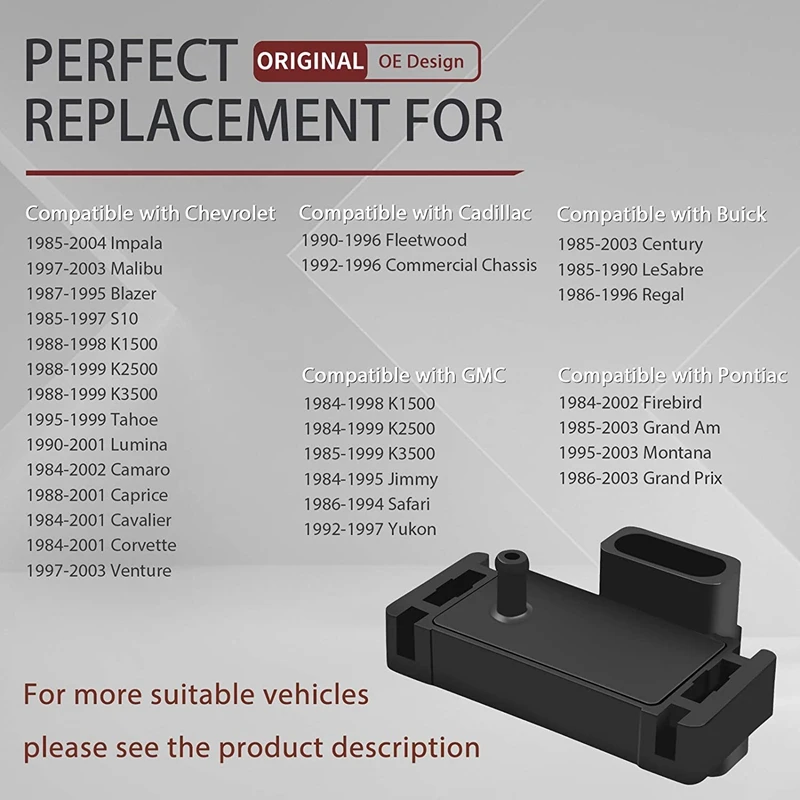 Датчик давления для Chevrolet GMC Cadillac Jeep Buick Century Regal lesabr датчик карты 12569240 16137039 213-1545