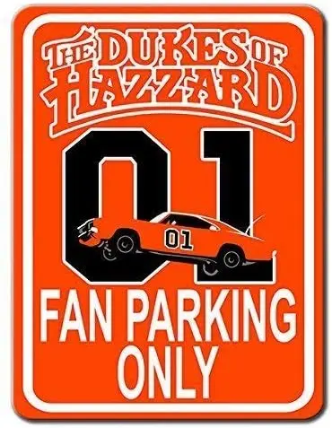 

YFULL Dukes of hazустройства, только для фанатов, стояночный знак, 8x12 дюймов, Оловянная металлическая табличка