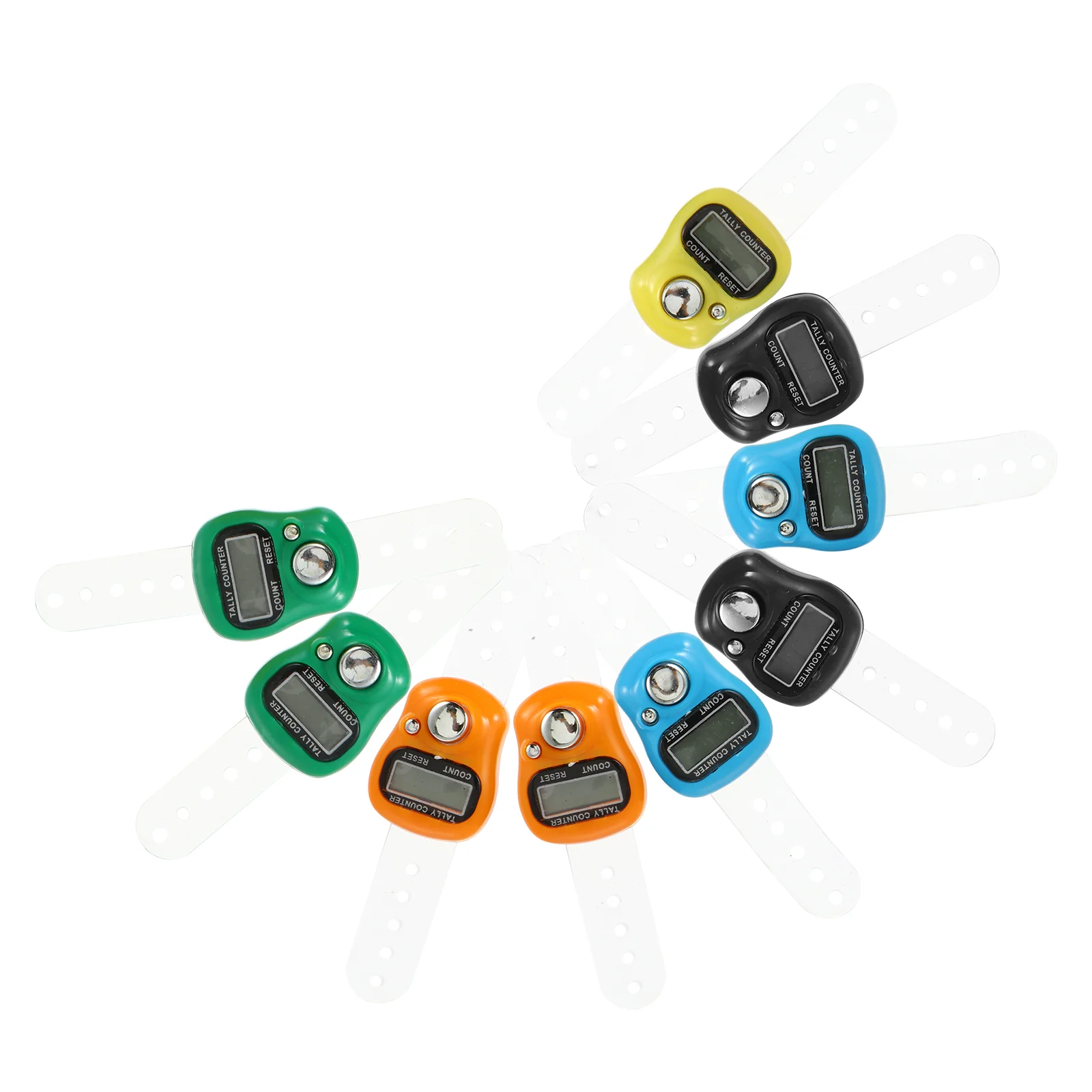

10pcs Daily Use Tally Counters Digital Counter for Counting (Random Color)