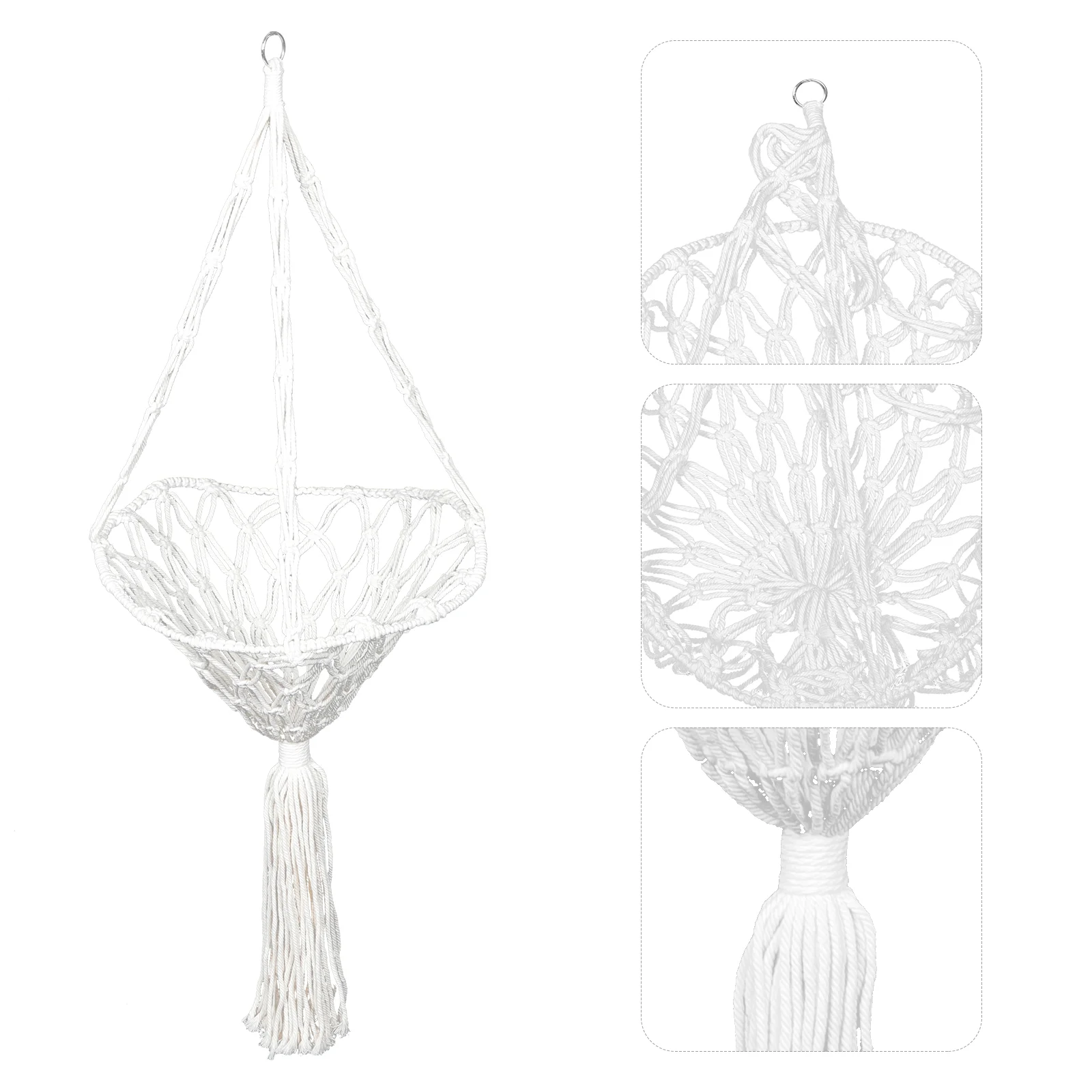

Macrame Hanger Ceiling Hanging Flower Pot Holder Outdoor Indoor Planter Hanging Holder