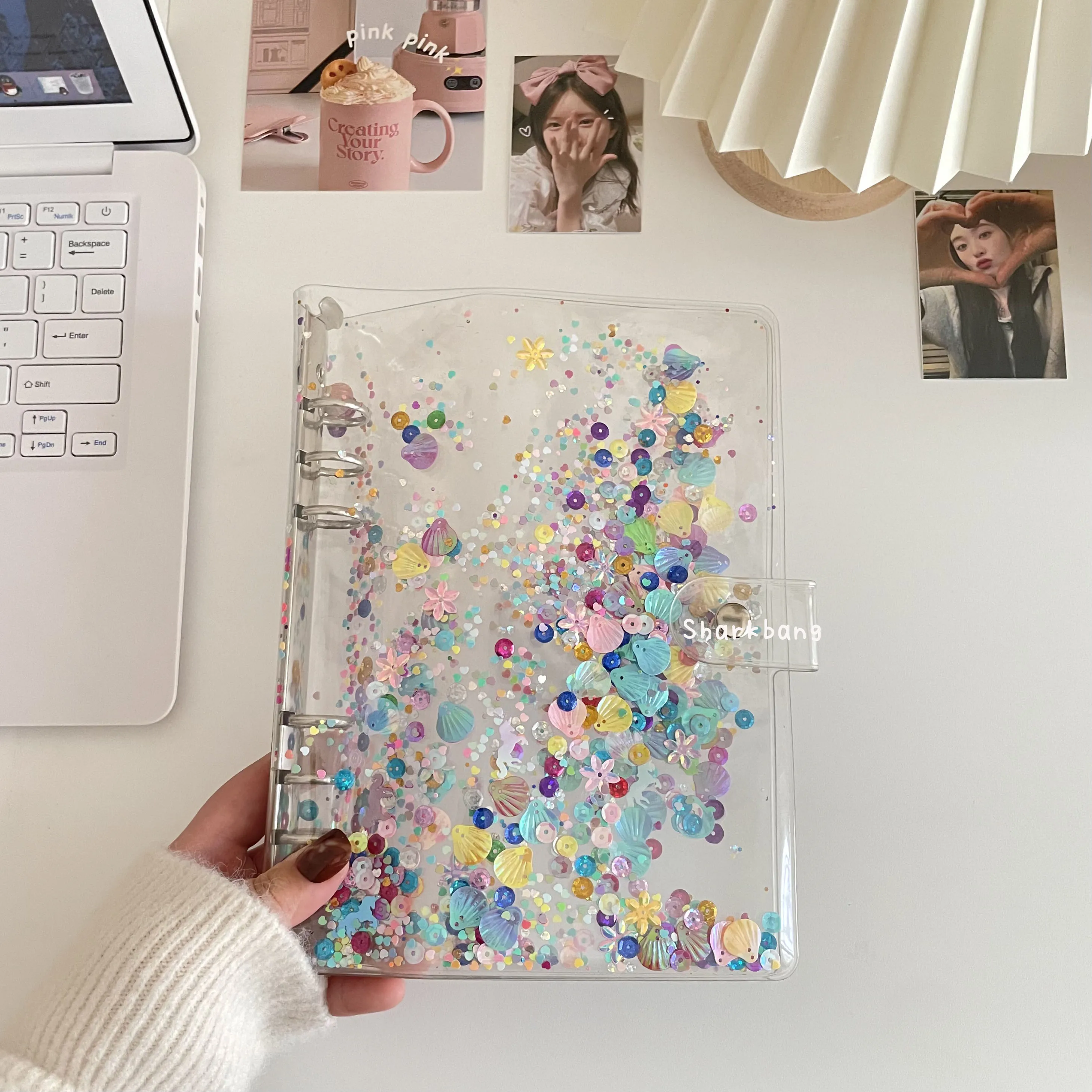 

Sharkbang папка с сыпучим песком A5/A6 радуга