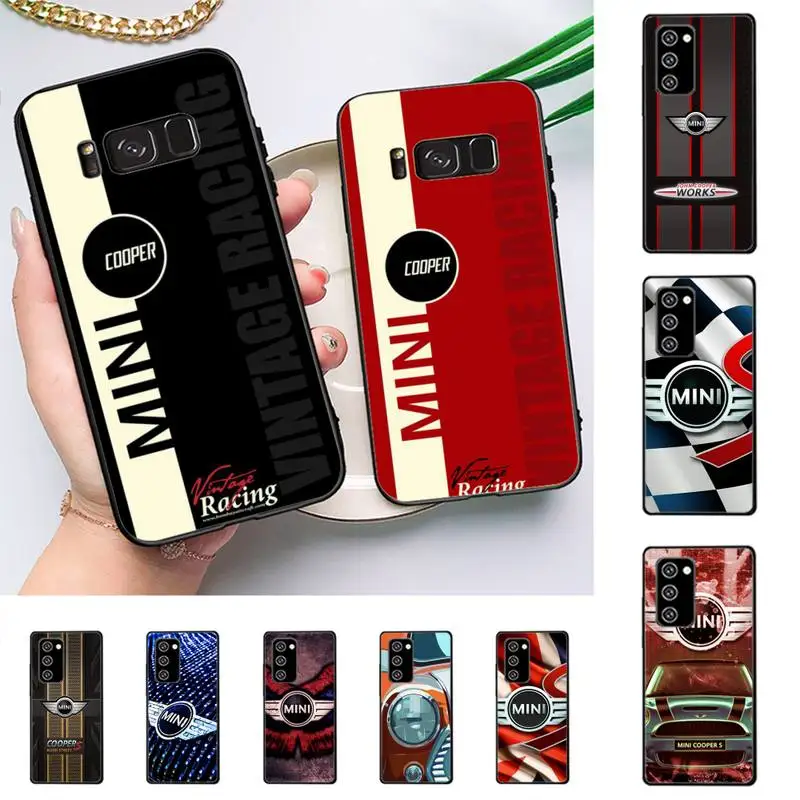 

Car M-Mini Cooper Logo Phone Case For Samsung Galaxy Note 10Pro Note 20ultra note20 note10lite M30S