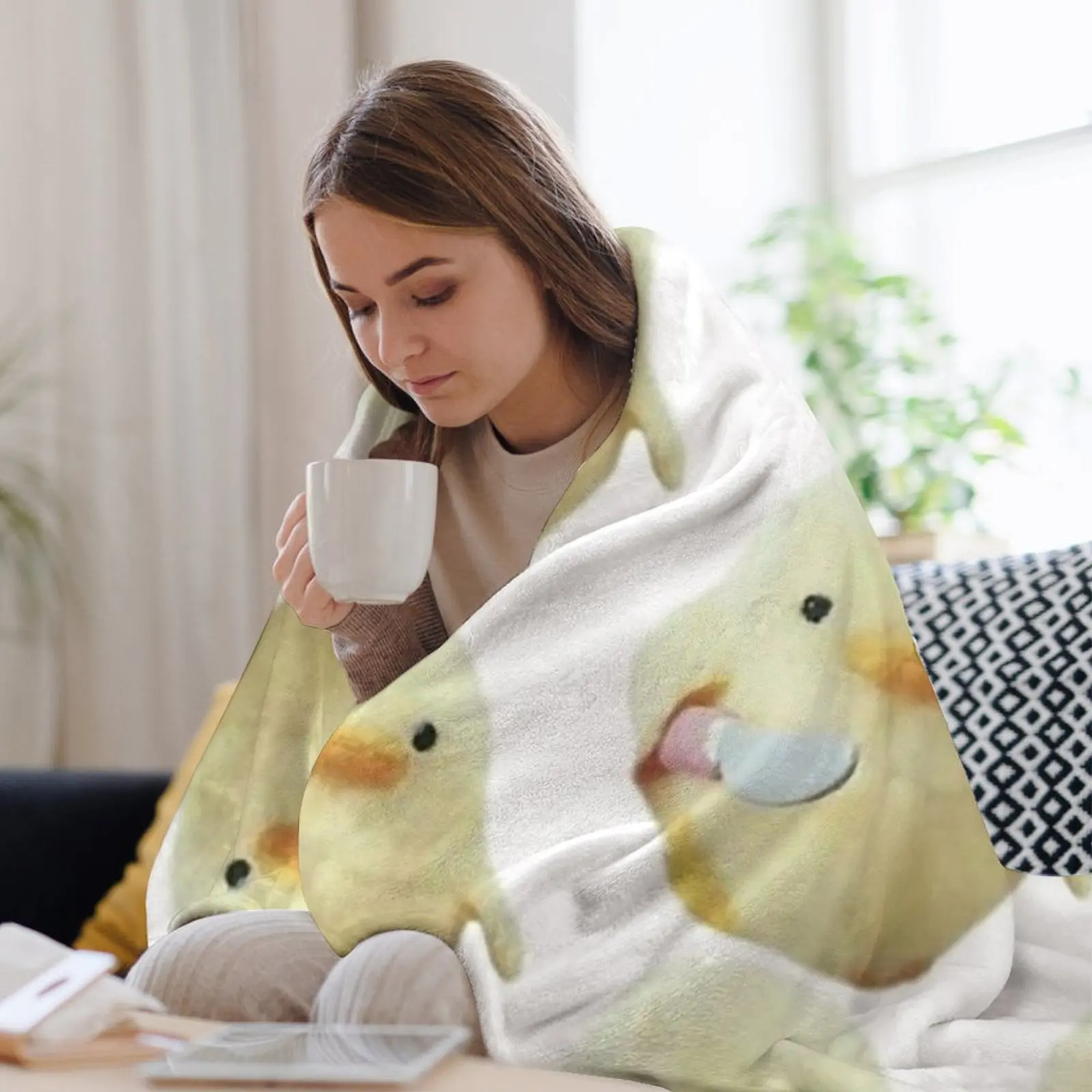 Одеяло с курицей и ножом утяжеленное одеяло для косплея в стиле аниме