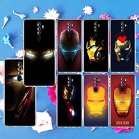 marvel cool art iron man for oppo find x5 x3 x2 neo lite a74 a76 a72 a55 a54s a53 a53s a16s a16 a9 a5 transparent phone case