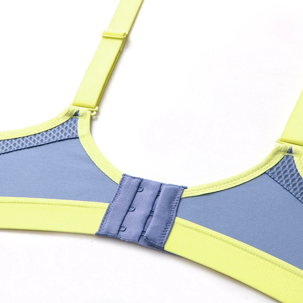 Wingslove Plus Size High Impact Sport Bra Bounce Control Underwire Maximum Support GymTraining Sportwear Running Vest Underwear